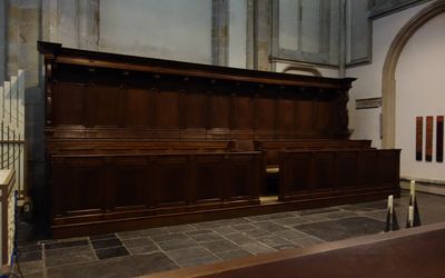 Utrecht — Koorbank Domkerk, Utrecht 02.jpg