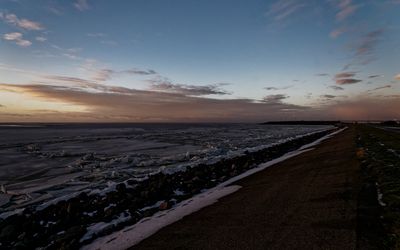 Lelystad — Lelystad - Houtribdijk - View NW on frozen Markermeer I.jpg