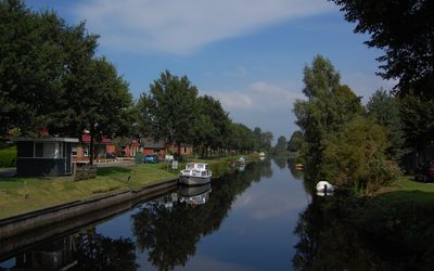 Heerenveen — Opsterlandse-Compagnonsvaart Turfroute Appelscha Smidsdraai.JPG