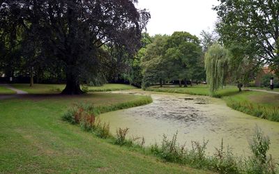 Leidschendam-Voorburg — Park Arentsburg in modern Voorburg, the site of Aurelium Cananefatium Forum Hadriani, Germania Inferior, Netherlands (9548722496).jpg