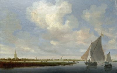 Beverwijk — Salomon van Ruysdael (7)Segelboote a Wijkermeer.JPG