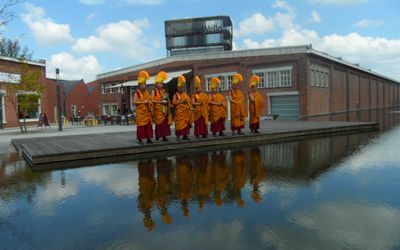 Enschede — Tibetan monks, Twentse Welle.JPG
