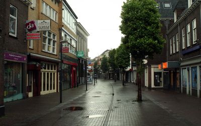 Wageningen — Wageningen's Hoogstraat after spring rain.jpg