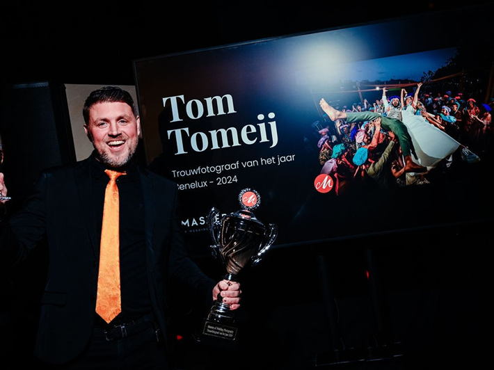 Tom Tomeij beste trouwfotograaf van de Benelux